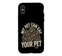 Balle Python Serpent pour Les Amoureux des Reptiles Vintage Pet Coque pour iPhone X/XS