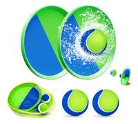 Balle Raquette Scratch Jeux,Enfants Catch Ball Jouet,Jouet Plage Jardin Piscine Exterieur Interieur Plein Air Parc Cour Jeu pour 3 5 4 6 7 8 9 10 11 12 Ans Enfant Fille Adulte