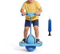 Balle rebondissante avec poignée - PVC anti-éclatement - Jouet pour - Équipement de jeu pour l'éducation physique active - Pull géant à - Ensemble d'activités rétro