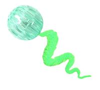 Balle rebondissante avec queue - Jouet pour chat - 25 x 5,5 cm - Jouet interactif pour chat - Balle rebondissante avec queue - Active l'instinct de chasse - Balles rebondissantes magiques pour chats