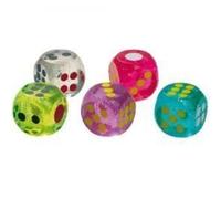 Balle rebondissante et dé - GOKI - Pour enfant - Intérieur - Multicolore - 4 x 4 x 4 cm