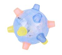 Balle rebondissante lumineuse pour animaux de compagnie - Jouet de balles rebondissantes clignotantes | Boule de danse musicale flashy LED | Jouet de balle sensorielle mignon | Boule de danse sautante