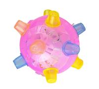 Balle rebondissante pour animal de compagnie, balle rebondissante durable pour chat, balle musicale LED, jouet créatif et lumineux pour chien, jouet rebondissant interactif pour animaux de compagnie