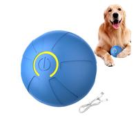 Balle rebondissante pour chien | Balle roulante automatique intelligente, boule roulante automatique amovible, balle rebondissante rechargeable avec lumière pour animaux de compagnie de petite et