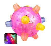 Balle Rebondissante Vibrante Lumineuse - Jouet De Balle Gonflable Sensorielle Mignon | Balle Rebondissante Jouet pour, Balles Rebondissantes Vibrantes Lumineuses, Jouet Sensoriel pour Une Util