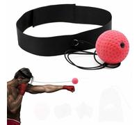 Balle Réflexe De Combat, Accélération Vitesse Pour La Boxe,Entraînement Gymnastique Et Coordination Avec Bandeau, Amélioration Du Temps De Réaction,