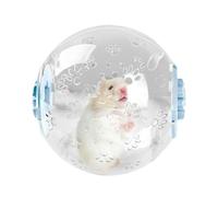 Balle respirante transparente pour hamster, portable, balle de course sûre pour petits animaux de compagnie, ne piège pas les pieds jouet d'exercice en plein air (emballage aléatoire)