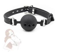 Balle ronde en silicone noir pour le sport