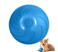 Balle roulante active pour chien, balle pour chien, jouet interactif avec lumière LED, convient pour l'ennui à l'intérieur et à l'extérieur, chats et chiens