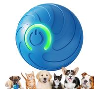 Balle roulante active pour chien, jouet interactif pour chien,Balle mobile rechargeable pour chiot | Jouets à billes roulantes automatiques avec lumière LED pour chiens de petite, moyenne et grande ta