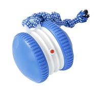 Balle roulante active pour chien - Jouet pour chiens de petite taille - rechargeables à enroulement automatique avec corde pour entraînement