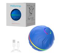 Balle roulante active pour chiens, balle jouet interactive pour chien,Balle de jouet pour animaux de compagnie interactif automatique | Lanceur de balle rechargeable USB pour chiens, jouets d'en