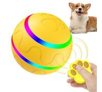 Balle Roulante Active Pour Chiens - Lampe De Poche LED En Silicone, Rechargeable Par USB | Animal De Compagnie Interactif Étanche Avec Capteur De Mouvement, Jouet Auto-mobile Pour Chiots, Chiens, Chat