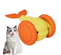 Balle roulante pour Chat - Balle électrique en Forme de Petite Baleine | Fournitures pour Animaux de Compagnie avec éclairage pour Jeu intérieur, extérieur, Dressage de