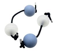 Balle rythmique pour enfants et adultes - Instrument de percussion polyrythmique à une main - Aslatua African Shaker - Hochet - Double citrouille - Balle de percussion double ton
