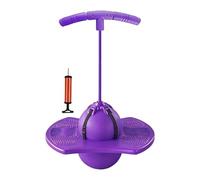 Balle Sautante | Avec Poignée Silencieuse Antidérapant Élastique - Ballon Gonflable avec Poignée pour Filles Garçons - Pour Une Utilisation à la Maison, à l'École, au Parc, en Voyage, pour le Sport, l