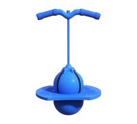 Balle Sauteuse avec Poignée,Antidérapant, Hauteur Réglable, Exercice de Fitness avec Poignée,Trampoline portatif pour sauts - pour Cours de Gym, Éducation Physique, Maternelle, Garderie