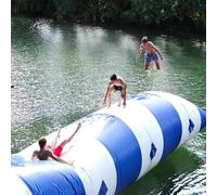 Balle sauteuse gonflable pour jeux d'eau et plaisir en plein air, comprend une pompe à air pour une installation facile