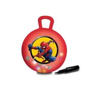 Lexibook Balle sauteuse gonflable Spiderman 45 cm Rouge TU