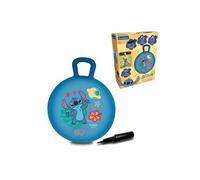 Lexibook Balle sauteuse électronique Stitch 45 cm – billes lumineuses, pompe incluse bleu TU