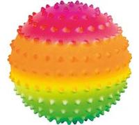 Balle sensorielle à picots Noname Fluo 15 cm Dégradé rose orange vert Dégradé fluo rose à orange à vert, avec reflets jaunâtres sur les picots