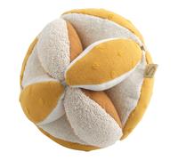 Balle sensorielle en coton bio et bouclette jaune TU
