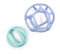 Balle Sensorielle Et Balle Fidget Bébé En Silicone Lot De 2 Multicolore TU