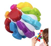 Balle sensorielle interactive, balles colorées pour le développement de la motricité fine avec surfaces texturées, apprentissage précoce pour l'éducation interactive, design durable