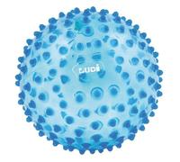 Balle sensorielle LUDI - Diamètre 20 cm - Bleu - Pour bébé dès 6 mois