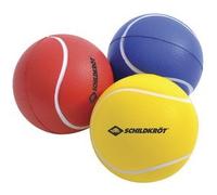Balle souple, 70 mm, set de 3, couleurs assorties