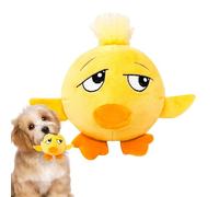 Balle souple pour chien, jouet de dentition en forme d'animal - Jouet rebondissant double couche en peluche résistante aux déchirures pour le nettoyage des dents de chat