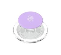 Balle Spirale Python Minimaliste Serpent Lilas PopSockets PopGrip pour MagSafe