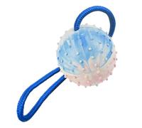 Balle sur corde pour chien, balle pour chien avec corde - Balle interactive pour animaux de compagnie, balle résistante aux morsures pour chien - Lanceurs de balles d'entraînement, jouet à mâcher grin