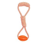 Balle sur corde pour chien, jouet pour chien pour mâcheurs agressifs, distributeur de nourriture, nœud à tirer, fournitures à mâcher pour animaux de compagnie pour tirer, jouer et plus encore