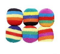 Balle tricotée pour enfants en tissu 100 % coton pour une manipulation confortable et fiable pendant le jeu (tissé à la main)