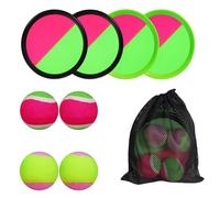 Balle Velcro Raquette Jouet, Balle Raquette De Plage, Balle Raquette Scratch Jeux, Jeu De Balle Velcro, Jouets D'ExtéRieur pour Les Jardins, Les Plages, Les Maisons Et Les Fêtes