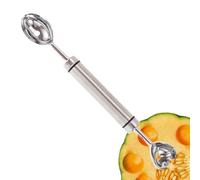 Baller à pastèque - Baller à la pastèque - Double tête SCOOP - Outil de cuisine en acier inoxydable pour faire des boulettes de viande, servir du beurre, des tomates creuses, des pitayas, des kiwis
