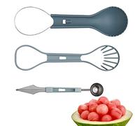 Baller Scoop - sculpture pastèque en acier inoxydable - Cuillère à boule double face - Coupe-avocat et fruits