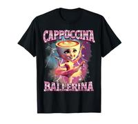 Ballerina Cappuccina AI Generare Charattere Italiano Brainrot T-Shirt