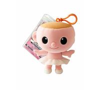 Ballerina Cappuccina Peluche 12 cm avec mousqueton + carte exclusive - Peluche officielle Skifidol Italian Brainrot, très doux et collectionnable - Accessoire de sac à dos pour enfants et fans