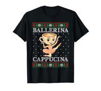 Ballerina Cappucina Ugly Christmas Sweater Italian Brainrot T-Shirt