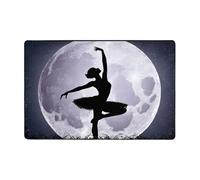 (Ballerina Dance) - Tapis imprimé pour salon, chambre à coucher et bureau - Tapis de sol doux et antidérapant pour intérieur moderne, 183 x 121,9 cm