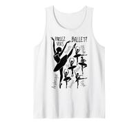 Ballerina Parlez Vous Danseuse de Ballet Danseurs Françaises Débardeur
