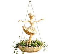 Ballerina Planter - Resin Decorative Whimsical Ballet Dancer Planter