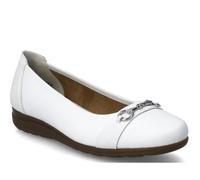 Ballerinas Rieker L9360-80 Blanc en Cuir pour Femme - Chaussures 40