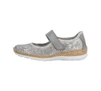 Rieker Ballerine N4299 à scratches Argent Taille 40