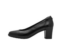 Ballerine à Talon Cuir Tamaris - Noir Leat 38