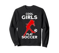 Ballerine de Football pour Filles Qui Jouent au Football Sweatshirt