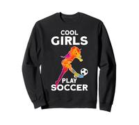 Ballerine de Football pour Filles Qui Jouent au Football Sweatshirt