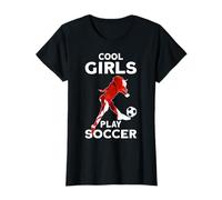 Ballerine de Football pour Filles Qui Jouent au Football T-Shirt